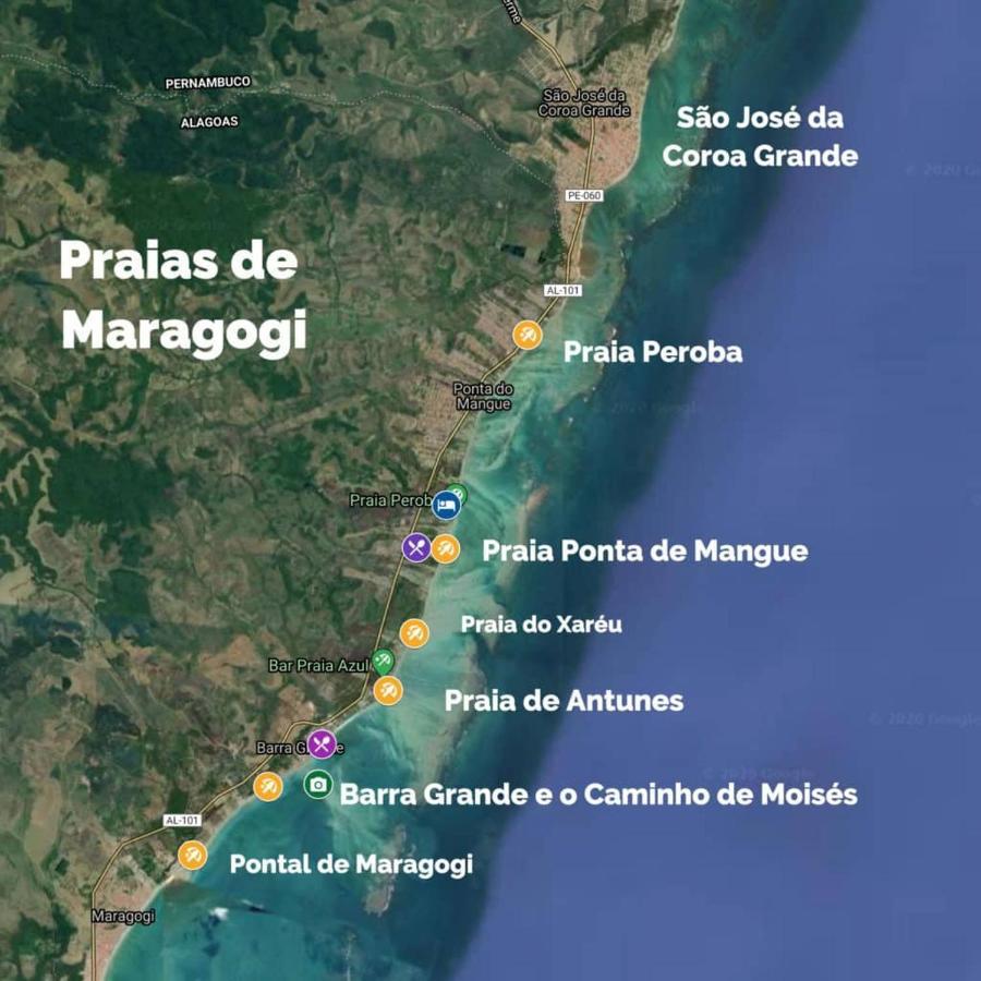 Casa Aconchegante Na Praia De Peroba Maragogi Exterior photo
